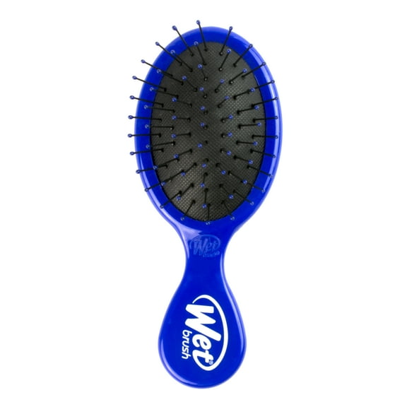 Wet Brush Mini Detangler Hair Brush with IntelliFlex Bristles, Blue