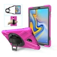 thumbnail image 6 of KIQ Galaxy Tab A 10.5 Case, Heavy Duty Case Cover with Screen Protector for Samsung Galaxy Tab A 10.5 SM-T590 / SM-T595 [Hot Pink], 6 of 9
