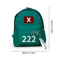 thumbnail image 2 of Sports Daypacks Al Aire Libre Bolsos La Escuela Hombro Cosplay Bolsas Mochila Corea Temporada2 Unisex Impresión Sólida Estudiante Gran Capacidad, 2 of 7