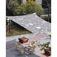 thumbnail image 3 of Sun Shade Sail 8'x10' Kitchen Tools Rectangle Sun Shade Sails Canopy Waterproof Grey Utensils Pots Pans Spoon Fork Outdoor Sunshades Sand UV Block Cover Shades Cloth for Patio Backyard Garden Deck, 3 of 9