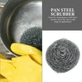 thumbnail image 4 of unbranded 6Ud Dish Brush De Acero Inoxidable Para Limpieza Profunda En Cocina Color Plata, 4 of 6