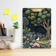 thumbnail image 2 of FORMRS Acrylic Clipboard with Low Profile Clip Standard A4 Letter Size, 12.5" x 9", Green Forest Scene, 2 of 8