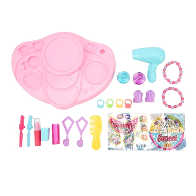 Jugar juguete de maquillaje, juego de peluquería y maquillaje, juego de juguetes de maquillaje para niñas, kit de juguete de peluquería y maquillaje, el mejor de su clase