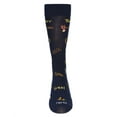 thumbnail image 2 of MeMoi Men's Trophy Husband Bamboo Crew Socks - Mens - Male, 10-13, Navy, 2 of 3