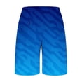 thumbnail image 3 of COSFO Swim Trunks Men Quick Dry Gradient Beach Casual Board Shorts Drawstring Relaxed Fit Elastic Waist Summer Beach Bathing Suits, 3 of 5