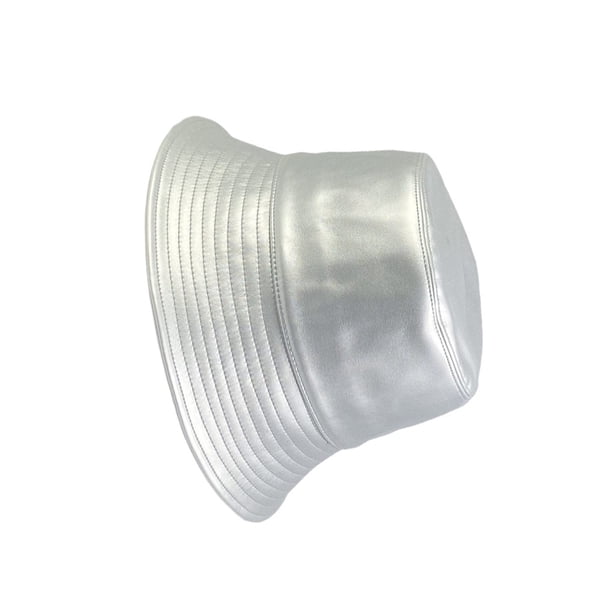 Sonducket Sombrero de cuero para hombre y mujer, gorra de ocio para pesca, protección para exteriores, tocado, ropa de vestir Unisex, tocado, Protector de Sombreros Plata Sonducket AP013259-01