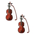 thumbnail image 4 of 2 Pcs Mini Violons Décoratifs pour Enfants Modèles d'Instruments et Accessoires Diy, 4 of 9