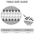 thumbnail image 6 of Versatile Bohemian Round Tablecloth, Floral Design and Elasticized Edge for a Perfect Fit on 52 to 56 Inch Round Tables, 6 of 7