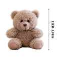 thumbnail image 4 of Sentmoon Mignons Animaux en Peluche Animaux en Peluche pour Enfants Ornement Poupée pour Salon Chambre Décoration de Bureau Saison des Remises de Diplômes Cadeau de la Saint-Valentin Anniversaire pour Petite Amie/camarade de Classe, 4 of 8