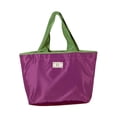 thumbnail image 3 of Bolsas de hombro de compras plegables Salvador Bolsa de comestibles reutilizable Violeta Grande, 3 of 10