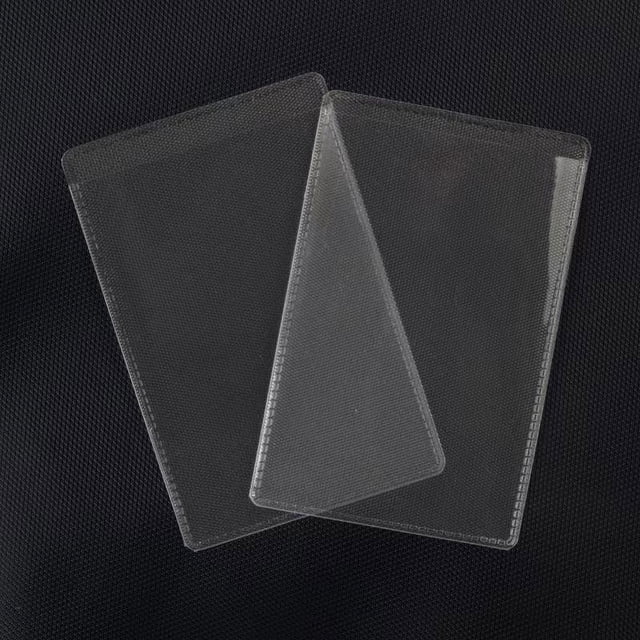 Funda para tarjeta de identificación falsa, protector para tarjeta de identificación, transparente, antimagnético, para avatar