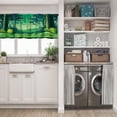 thumbnail image 5 of LALILO Kitchen Curtain Valance High Quality Horizontal With Rod Pocket Window Curtain 52"x 18" Set of 2, 5 of 5