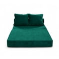 thumbnail image 2 of Sofá Cama Matrimonial Plegable + Cojín Espacio Optimizado Green, 2 of 8