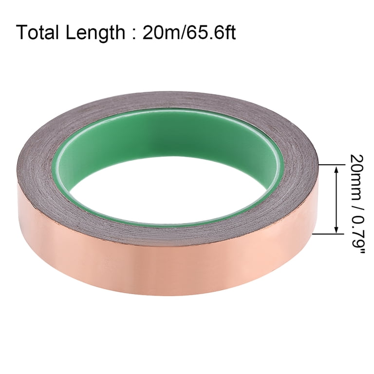 Double-Sided Copper Foil Tape - Conductive Adhesive For EMI Shielding & Guitar Repair