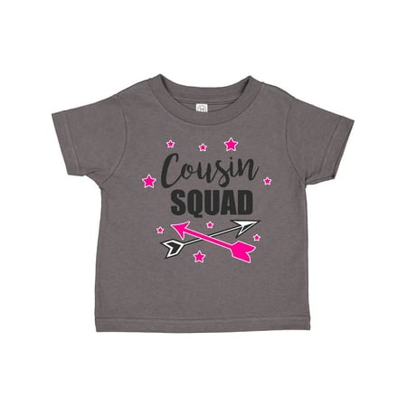 

Inktastic Cousin Squad with Arrows and Stars Gift Toddler Toddler Girl T-Shirt