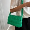 thumbnail image 3 of Bolso cruzado tejido para mujer, bolso de hombro con correa, bolso cuadrado pequeño, 3 of 5