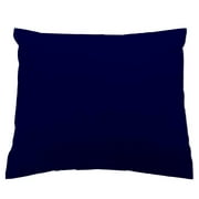 SheetWorld Crib Toddler Pillow Case, 100% Cotton Jersey Knit, Solid Navy Jersey Knit, 13 x 17