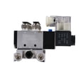 thumbnail image 4 of U.S. Solid 1/4" NPT 4V210-08 8 Integrated Electric Pneumatic Solenoid Valve Manifold Base DC 24V 5 Way 2 Position, 4 of 5
