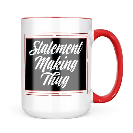 

Neonblond Classic design Statement Making Thug Mug gift for Coffee Tea lovers