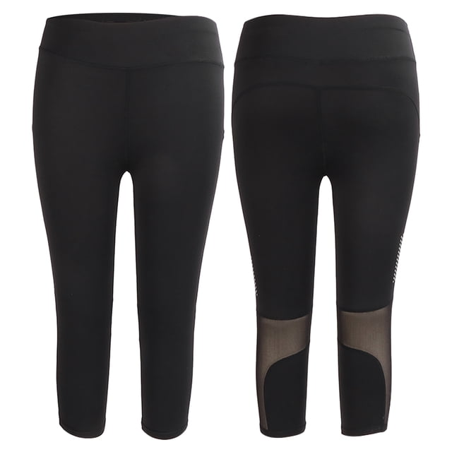 Pantalones de Yoga ANGGREK Para Mujer Mallas Deportivas Talle Alto Control de Barriga negro