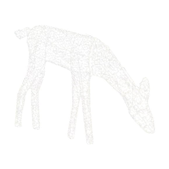 DEBGFS 2023 Famille de Rennes Lumineux Cerf 2D Décoration de Noël avec Lumières Led MINI Orignal Lumineux Bucks Dinde Faon Extérieur Cour Jardin Décoration Besoin d'Assembler,m