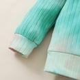 thumbnail image 5 of Youmylove Kids Pajamas Baby Boys Girls Tie Dye Long Sleeve Ribbed T Shirt Tops Cotton Pants Trousers Sleepwear Pajamas Outfit Set 2Pcs Clothes, 5 of 8