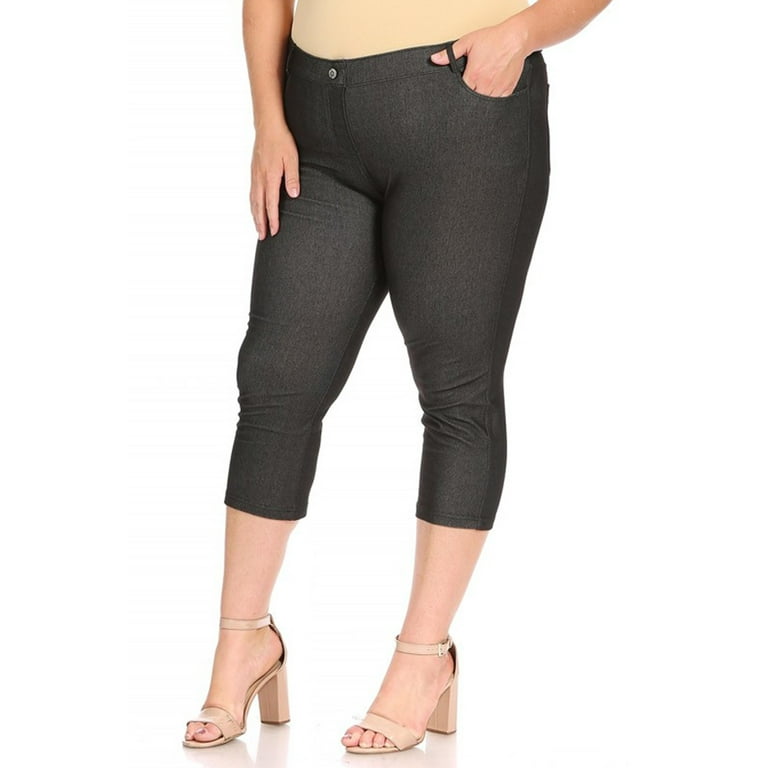 Capri jeggings best sale walmart