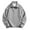 Gray, variant on Men's Zip Sweatshirt Pullover Fashion Solid Color Fleece Shirts Half Zipper Plain Sports Outdoor Sweatshirts Tops Gray S