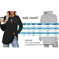 thumbnail image 6 of MOSHU Sweatshirts for Women Thumb Hole Long Sleeve Shirts Curved Hem Crewneck Sweatshirts Casual Fall Womens Tunic Tops, 6 of 10