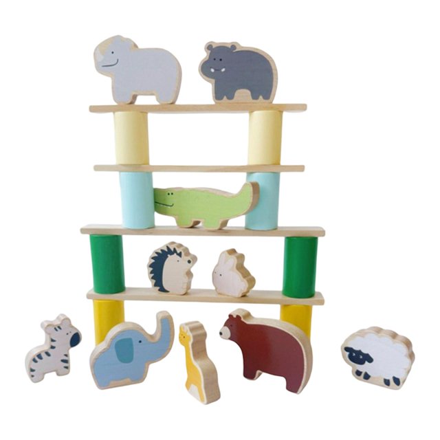 Juego de bloques de madera para clasificar colores y formas, juguetes educativos para actividades en interiores, juego de conteo, apilamiento de