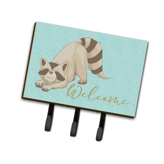 Raccoon Welcome Leash or Key Holder