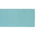 thumbnail image 4 of Aqua & White 2-Tone Ribbed Table Runner 13x108", 4 of 9