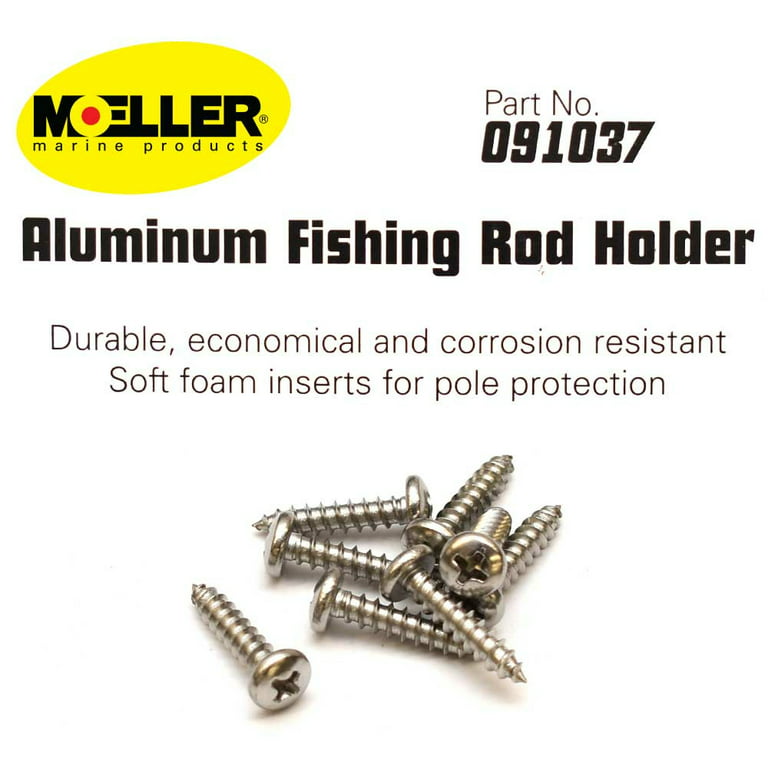 Moeller Boat Fishing Rod Holder 091037  Aluminum Foam 7 7/8 x 2 1/4 In 