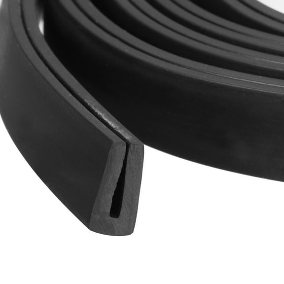 3/16" x 7/16"x 13.1ft Rubber U Channel Edge Trim Flat Type Fit for 1.5-2mm Edge