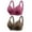 Purple, variant on 2PC Bras for Women No Underwire No Steel Ring Breathable Solid Color Underwear Comfortable Full Coverage Push Up Sports Bra,Black,46 B