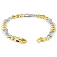 thumbnail image 2 of Pompeii Men's Figaro 14k Gold (32gram) or Platinum (51gram) 8.5mm Link Bracelet 8.5" (,), 2 of 5