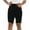 Black, variant on Finelylove Ripped Jean Shorts Women Womens Exercise Shorts Mid Waist Rise Walking Solid White XL