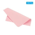 thumbnail image 3 of Uxcell 3.94x3.94" Jewelry Cleaning Cloth, 100Pcs Double-Sided Microfiber Polishing Cloth Pink, 3 of 5
