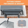 thumbnail image 4 of Air Conditioner Covers for Outside, 24"Wx20"Dx15.6"H Window Air Conditioner Cover & 3 Layers Insulation Design, Waterproof Snowproof AC Cover for Outside Window Units Winter Protection, 4 of 12