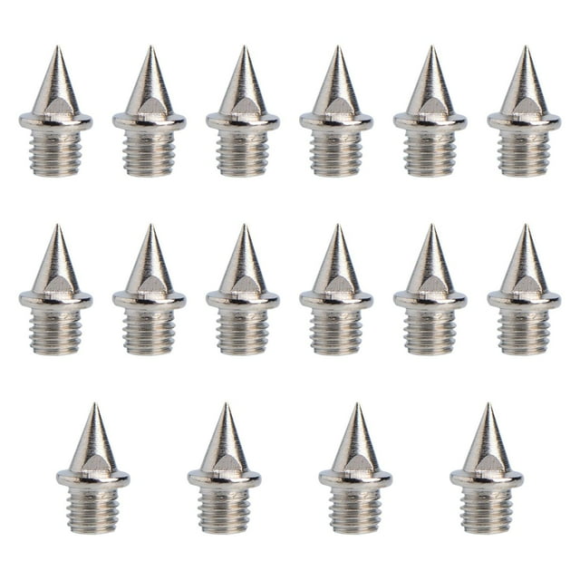 Almencla 16 Pcs Pointes de Remplacement pour Chaussures de Piste 7 mm pour Ongles Courts