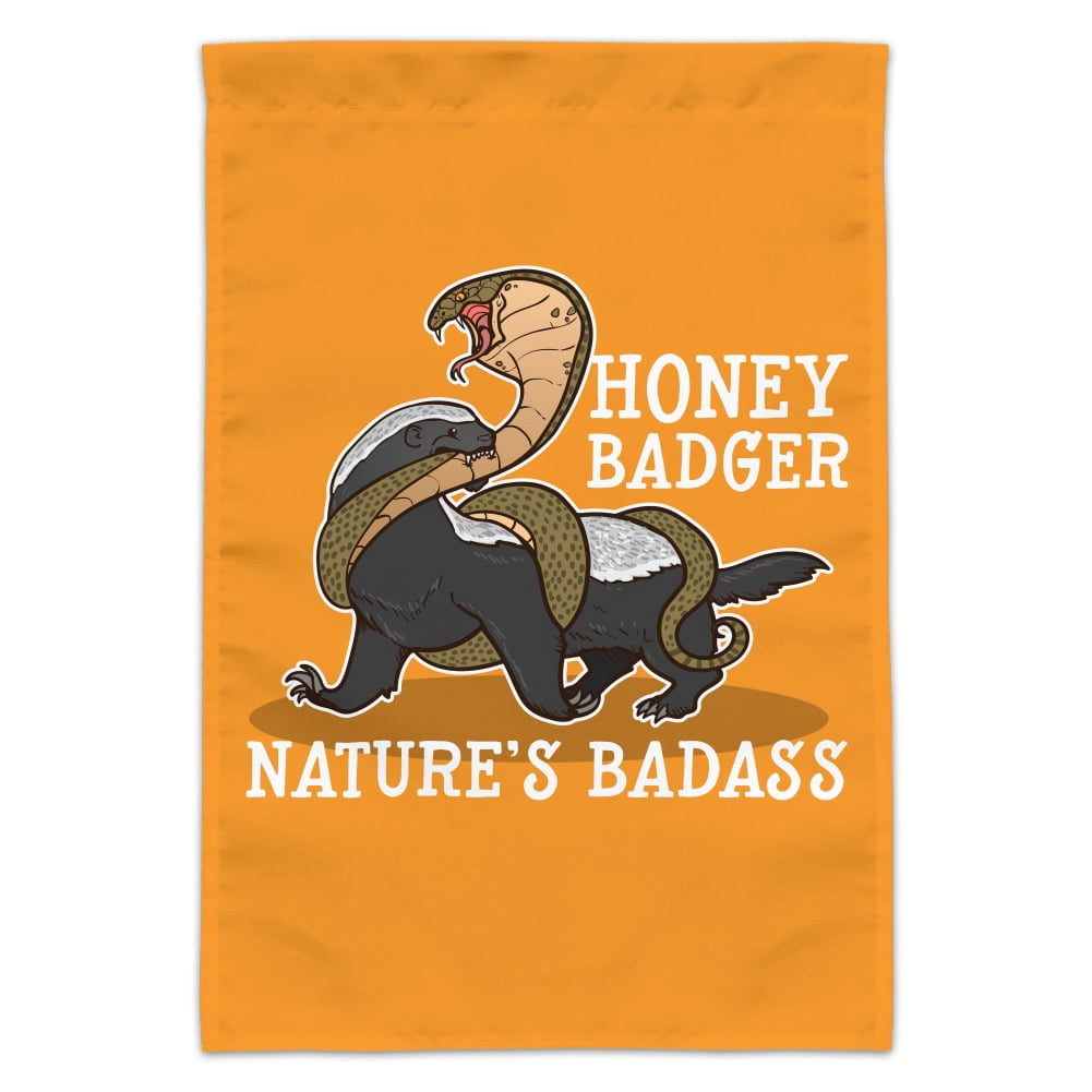 Honey Badger Nature s Badass Garden Yard Flag Walmart honey-badger-nature-s-badass-garden-yard-flag-walmart