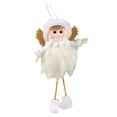 thumbnail image 2 of YOHAVEN Christmas Plush Tree Doll Ornament, Long Leg Hanging Decoration for Tree, Shelf Table, Holiday Decor for Home Office Seasonal Display, 2 of 7