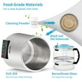 thumbnail image 3 of Vevor D1LH1LH4L110VH647V1 1.1 gal Distilled Water Maker Machine with Glass Carafe Cleaning, Silver, 3 of 9