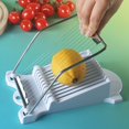 thumbnail image 4 of QJUHUNG Manual Kitchen Slicer for Meat  Fruits & Vegetables - Durable White Plastic with Metal Components   Electricity Needed  Easy-to-Use Luncheon Meat Cutter for Home Cooking  Meat Sli, 4 of 5