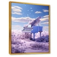 thumbnail image 2 of Designart "Whimsical Waltz On The Purple Piano I" Music Floater Framed Canvas Art Print, 2 of 5