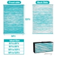 thumbnail image 5 of Ileading Outdoor Rugs 9'x12' for Patios Clearance Reversible Outdoor Rug, Outdoor Plastic Straw Rug RV Camping Rug Large Outdoor Mat for RV, Patio, Backyard, Deck, Picnic, Beach, Trailer, Camping, 5 of 9