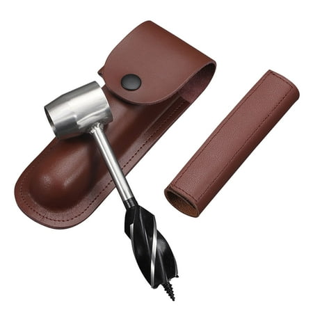

Julam Manual Auger Drill - Hand Drill Digger Auger - Outdoor Auger Drill Bits Bushcraft Survival Tools for Chopping Camping Gear Packs