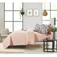 thumbnail image 3 of Mainstays All in One Lightweight Quilt Set and Sheet Set -7 Piece, King, Gray Floral, 3 of 18
