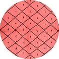thumbnail image 1 of Ahgly Company Indoor Round Solid Red Modern Area Rugs, 3' Round, 1 of 4