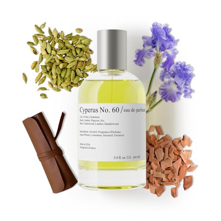 SENTA- Cyperus No. 60 - Eau De Parfum Inspired by Santal 33, Long-Lasting Unisex, Perfume, Paraben Free, Vegan, Clean Ingredients, Unisex Fragrance - Spray 100 ml | 3.4 fl. oz.